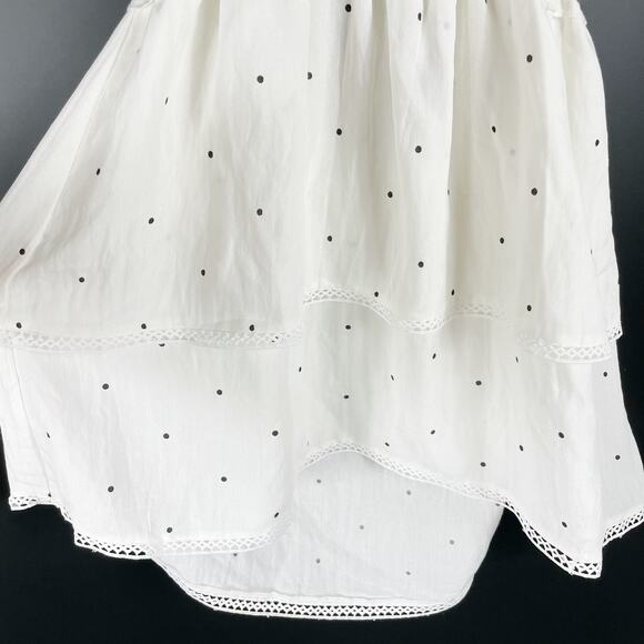 Superdown Emilia Mini Dress White Polka Dot Halter Backless Sz XL Women's‎ - Picture 9 of 14